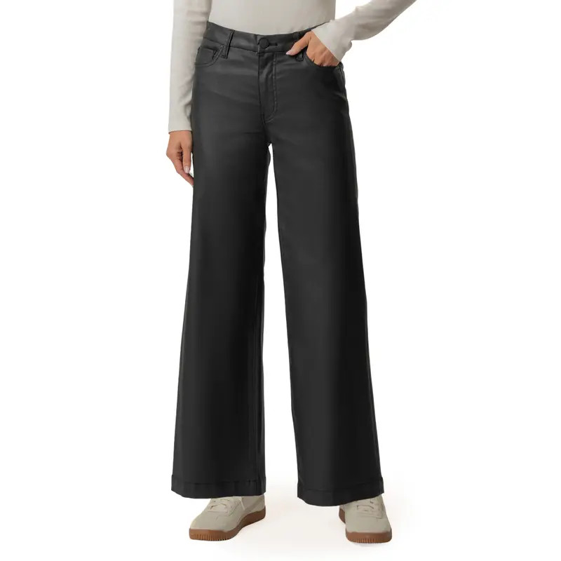 KUT from the Kloth Meg Coated High Waist Wide Leg Jeans in Forest at Nordstrom, Size 0 | Nordstrom