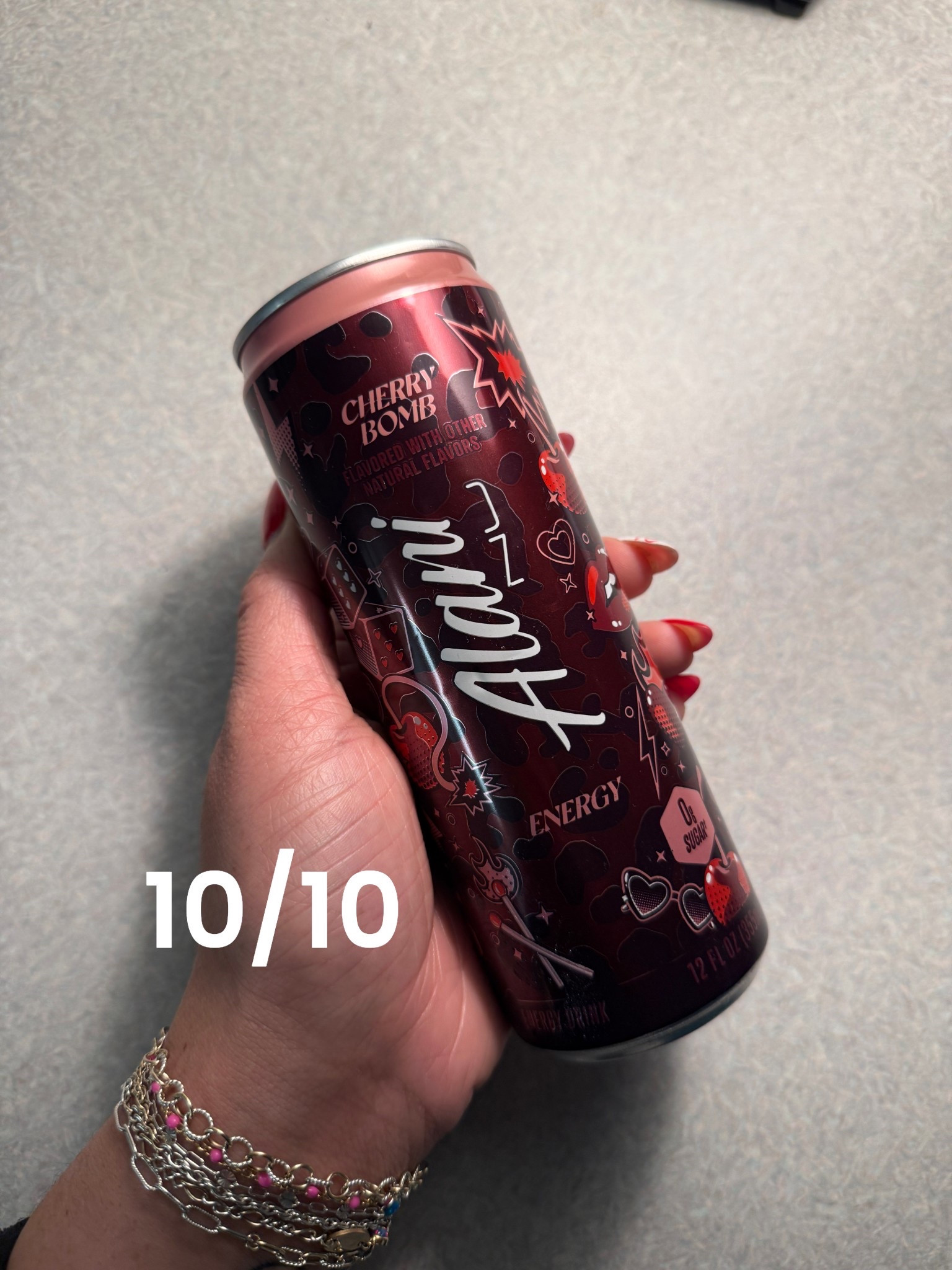 The cherry bomb Alani is delish!!  I’m obsessed👏🏽 but I also love cherry and soda so it’s just right up my alley!   10/10 besties💗  #cherrybomb #alaninu #simplymadisynn 

#LTKmomlife #LTKdayinmylife #LTKselfcare