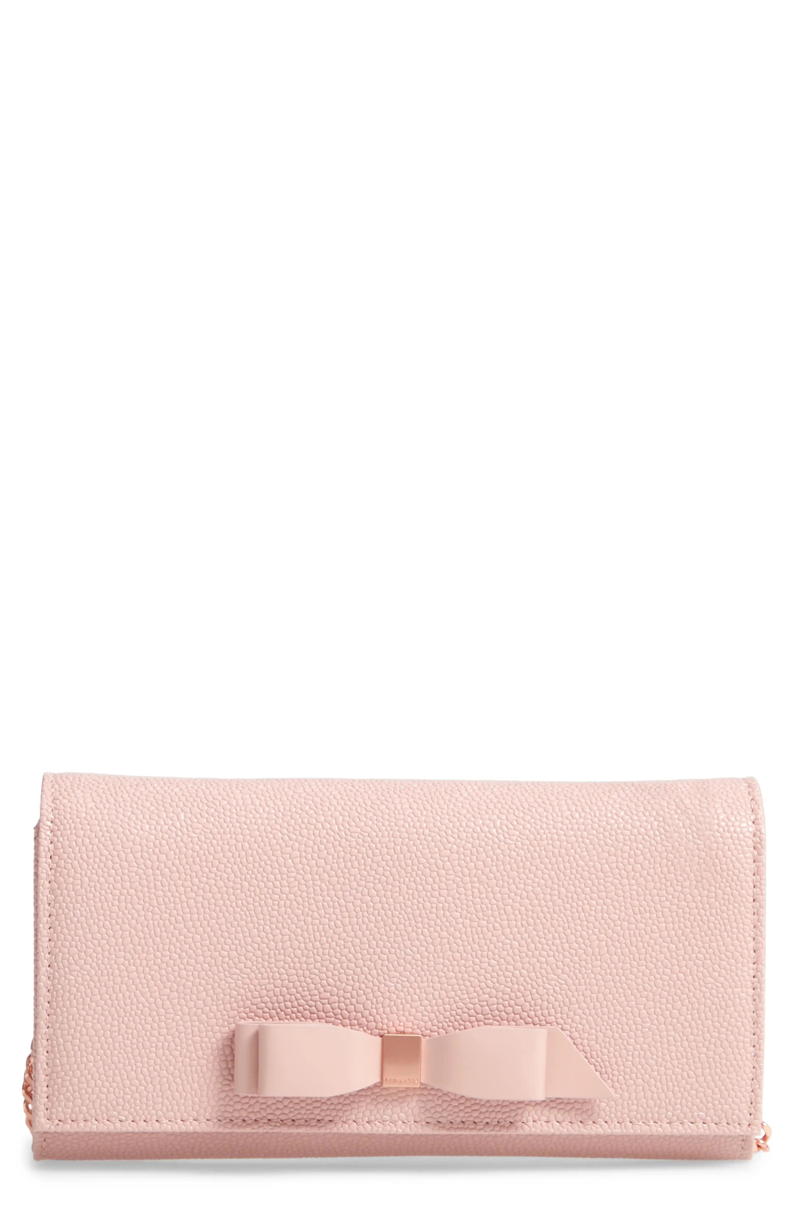 Alaine Crossbody Leather Matinée Wallet on a Chain | Nordstrom