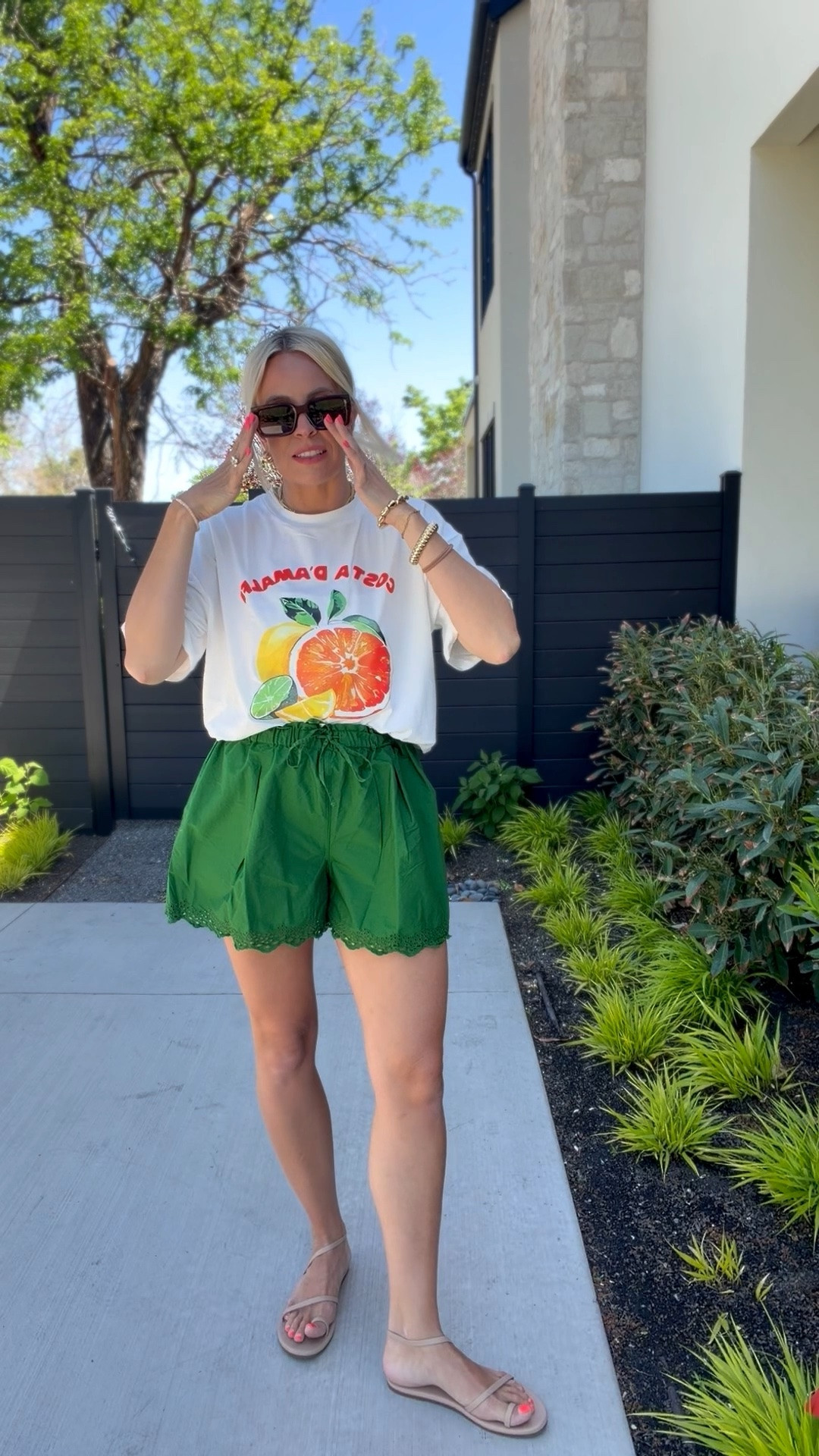 Here are the same shorts paired with a graphic tee!

#LTKgrwm #LTKmomlife #LTKootd