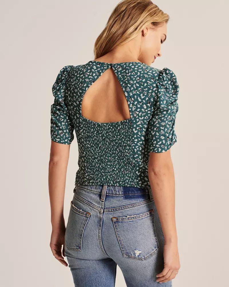 Puff Sleeve Top | Abercrombie & Fitch US & UK