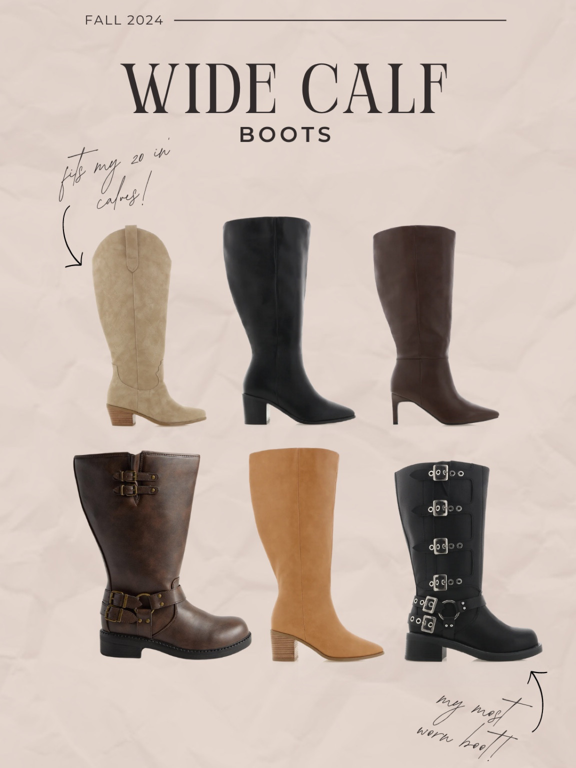 Wide calf boots for fall! Fits my 20” calves!!

The black Moto boots are by far my most worn boot.. added a similar option from Torrid! 

#FashionMonth #LTKplussize #LTKautumn