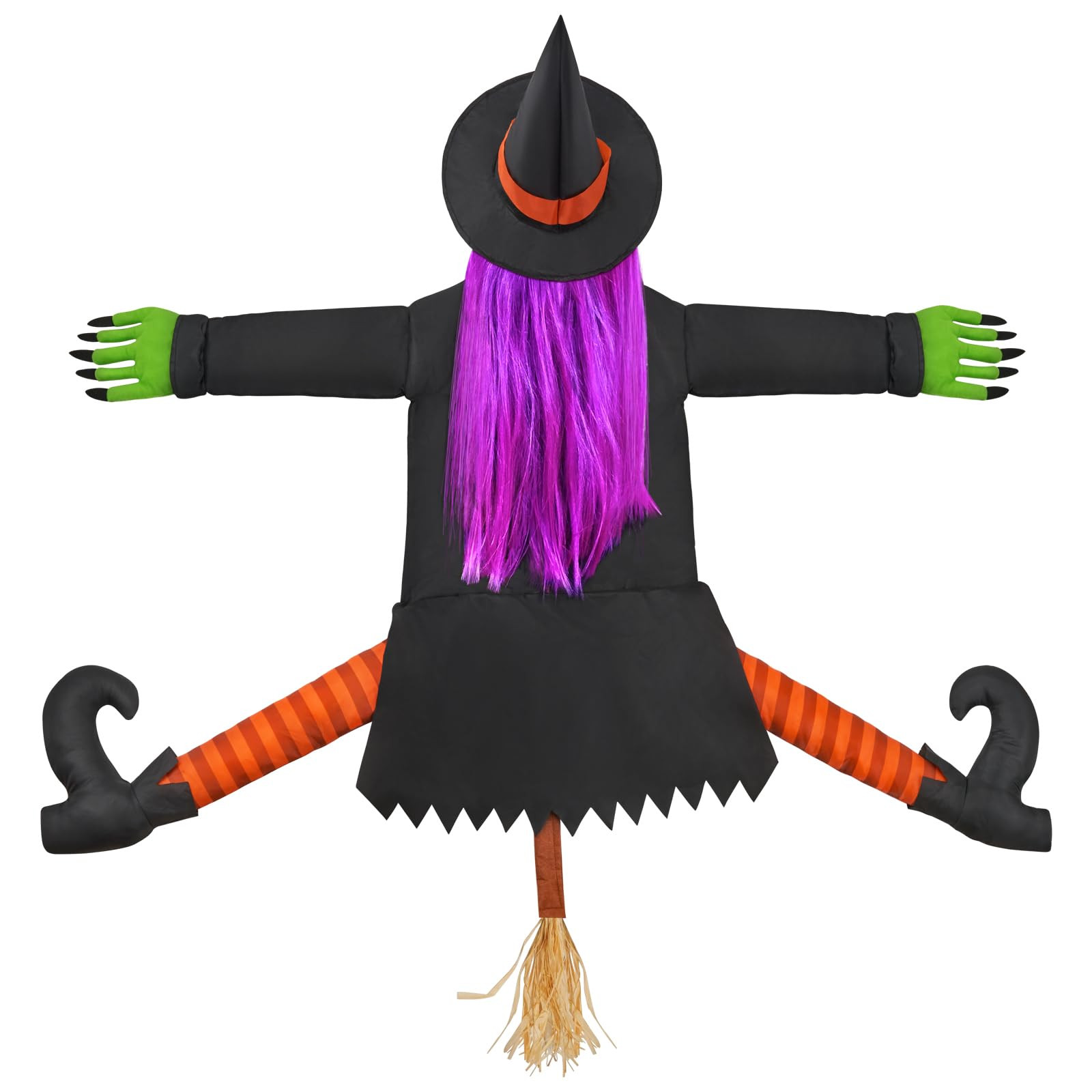 Betty Bash Crashing Witch Into Tree,Halloween Haunted Yard or House Prop Decoration, Halloween Pa... | Amazon (US)