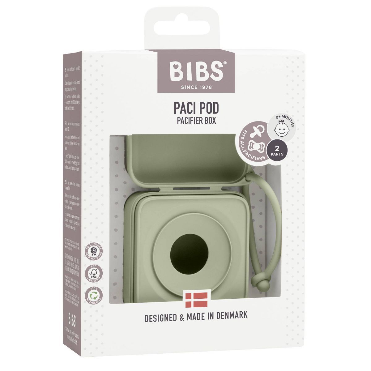 Bibs Pacifier Box - Sage | Target