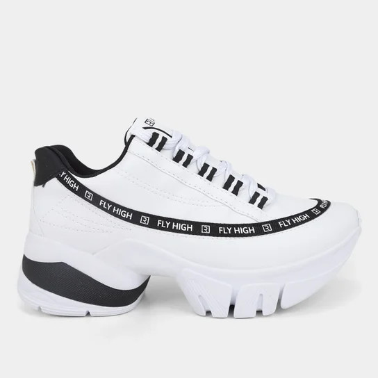 Tênis Ramarim Fly High Feminino - Branco+Preto | Netshoes (BR)