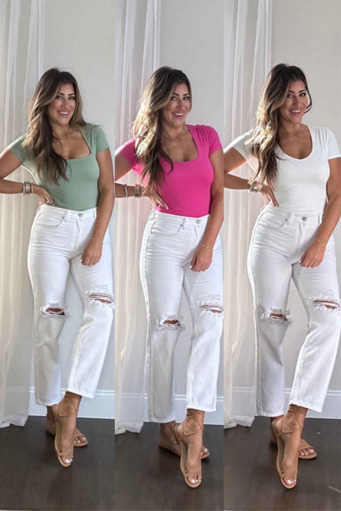The best Amazon bodysuit and tops for spring! Wearing meds. Tap same photo below to shop tops and sandals! Xx 

Use code LAURENSPRING25 for 25% OFF jeans.

#LTKstyletip #LTKSeasonal #LTKfindsunder50