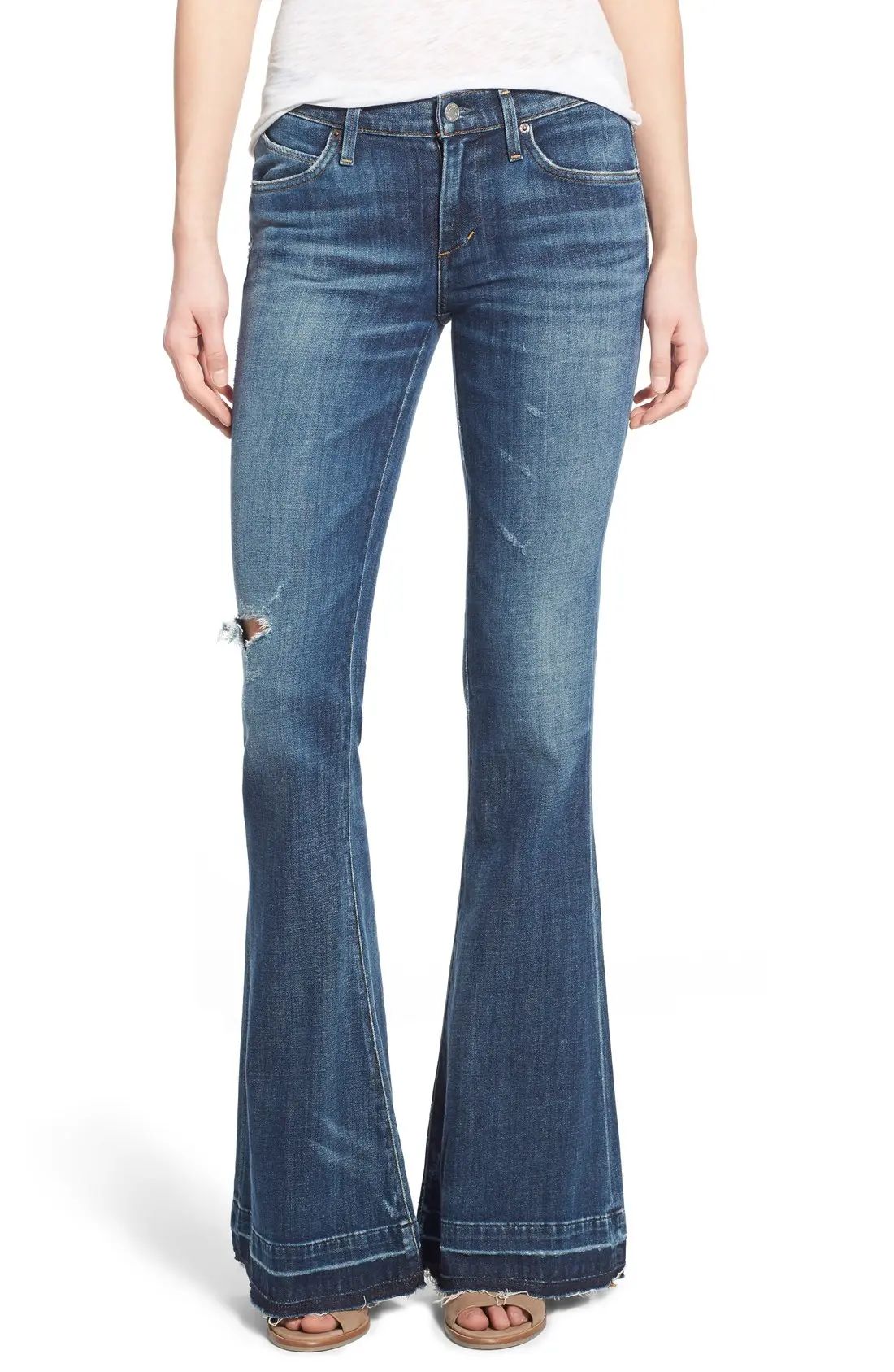 AGOLDE Madison Flare Jeans (Starwood Distressed) | Nordstrom
