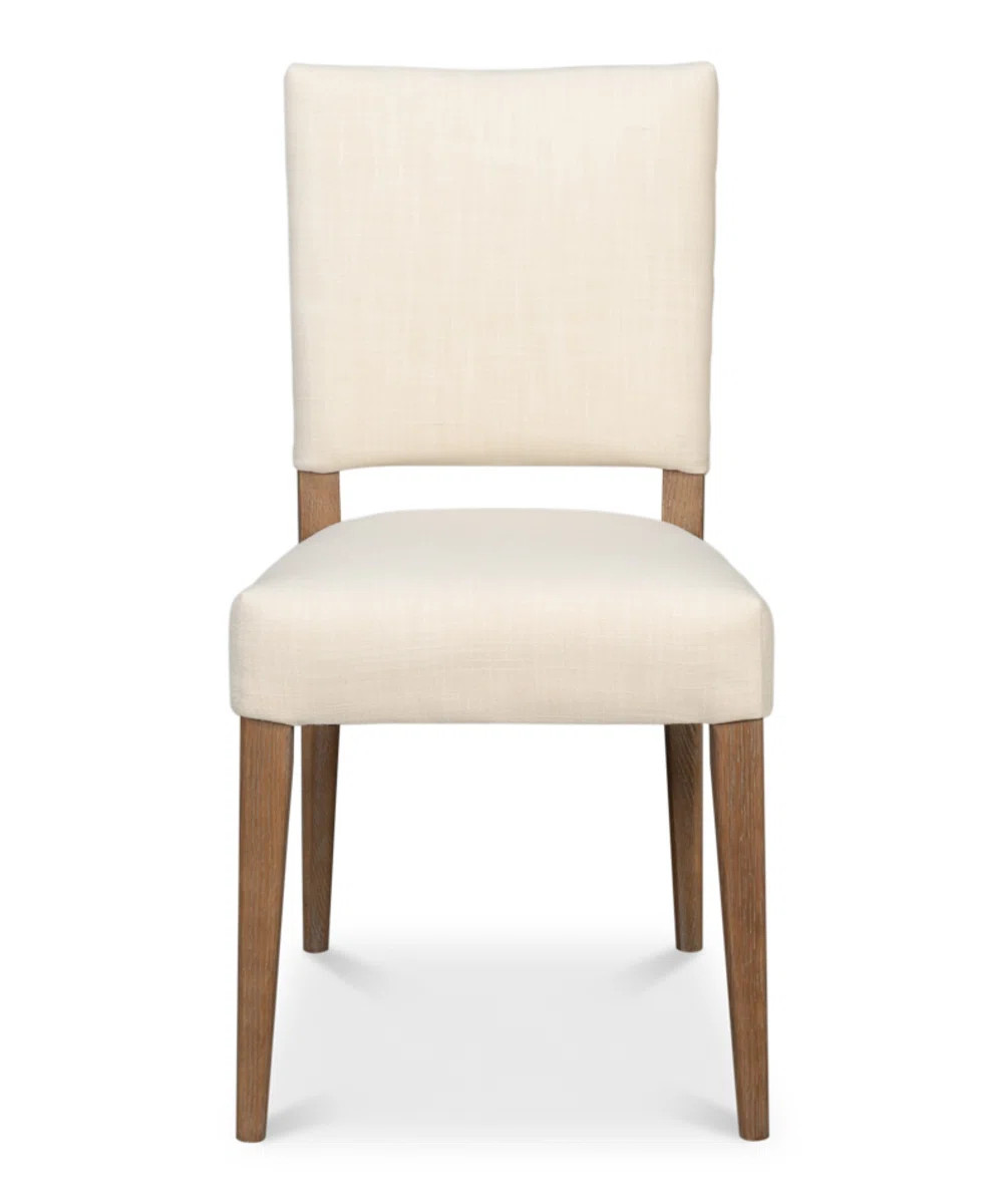 Bauhaus 19'' H Upholstered Oak Side Chair (Set of 2) | Wayfair North America