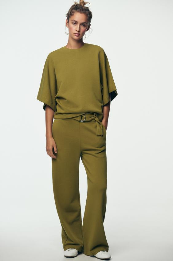 RUSTIC BELTED PANTS | Zara US