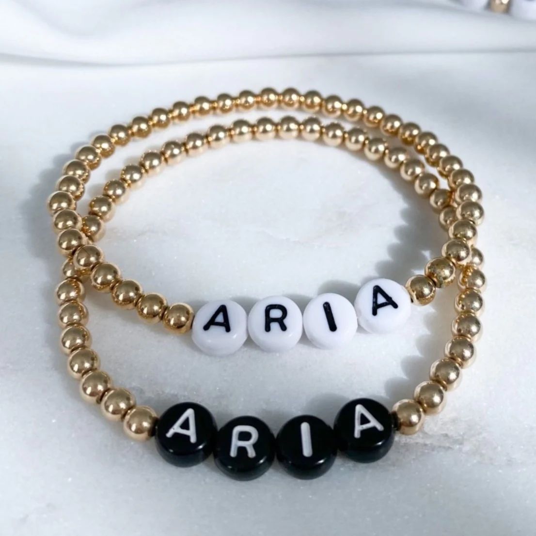 name bracelet | 14k gold filled | Reef rain aria