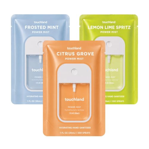 Touchland Fresh Trio Hydrating Hand Sanitizer Spray Set Travel Size | Amazon (US)