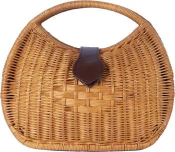Jelavu Artemiss Rattan Half Moon Clutch | Nordstrom | Nordstrom