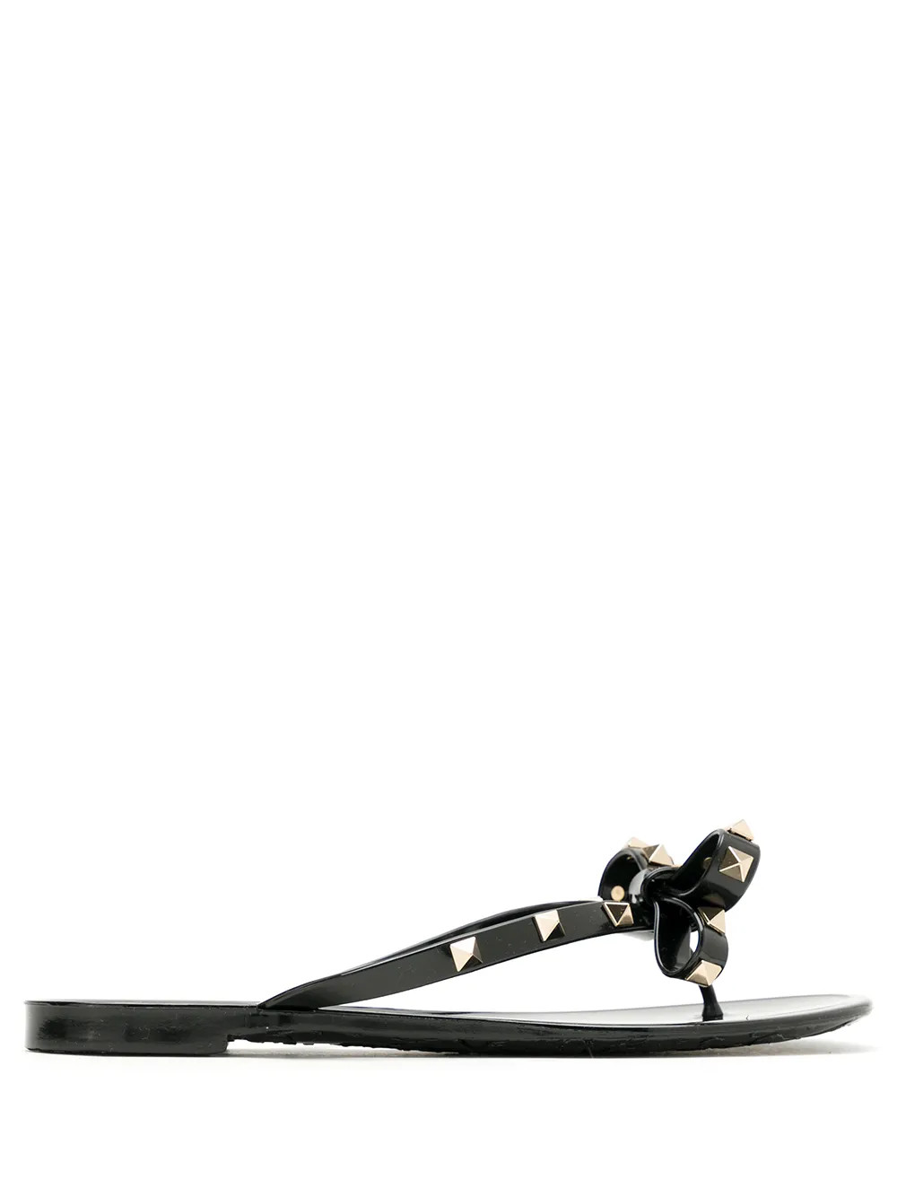 Rockstud rubber slipper | Farfetch Global