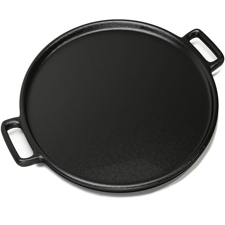 14" Cast Iron Pizza Pan, Skillet Kitchen Cookware by Home-Complete | Walmart (US)