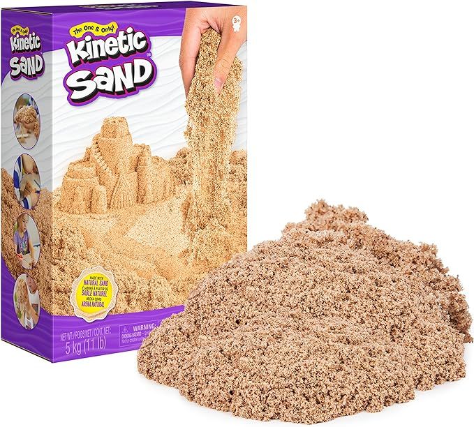 Kinetic Sand, 5kg (11lb) of All-Natural Brown Sensory Toys Play Sand for Mixing, Molding and Crea... | Amazon (US)