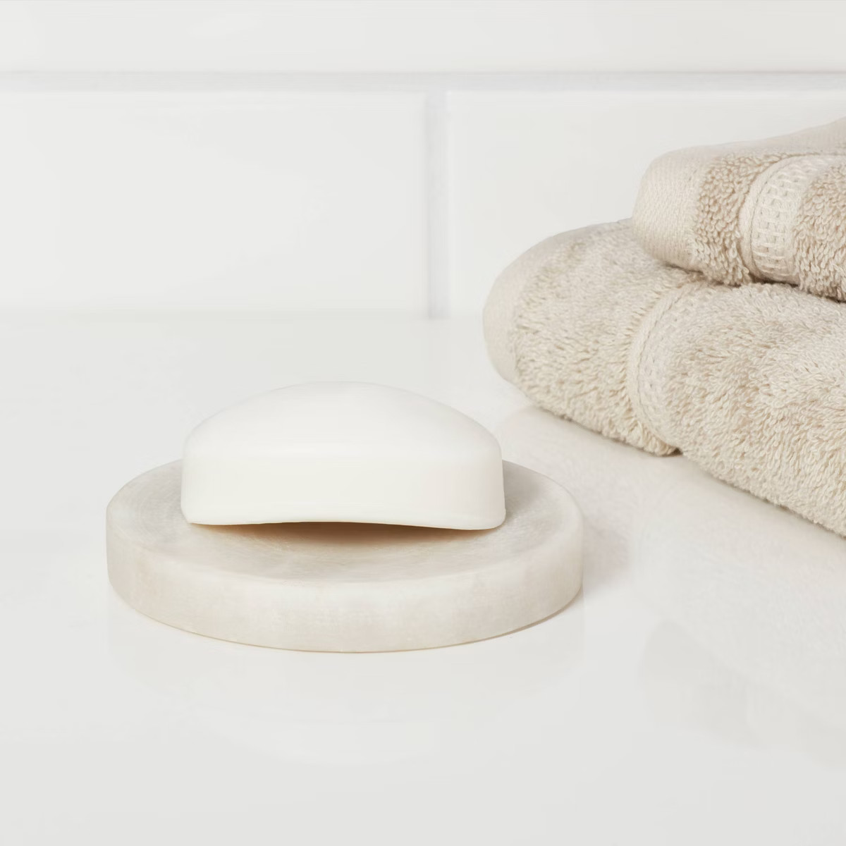 Marble Soap Dish White - Threshold™ | Target
