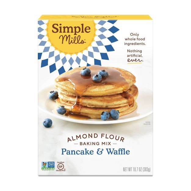 Simple Mills Gluten Free Pancake & Waffle Almond Flour Mix - 10.7oz | Target