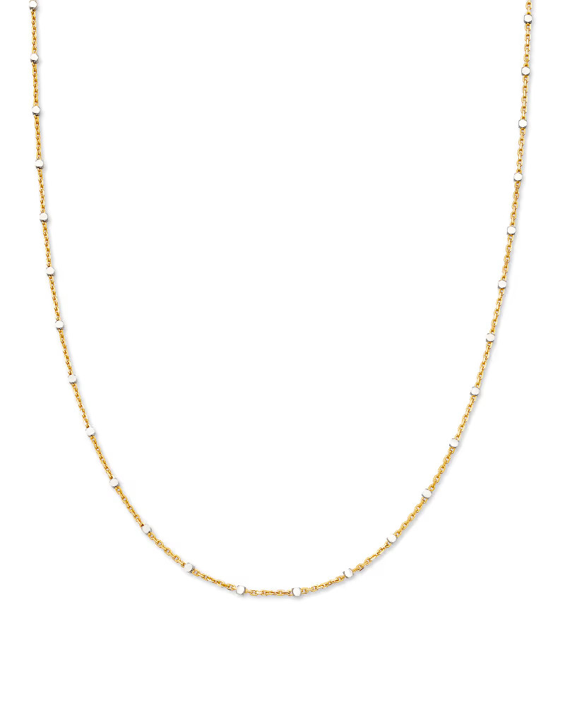 Single Satellite Chain Necklace in Mixed Metal | Kendra Scott | Kendra Scott