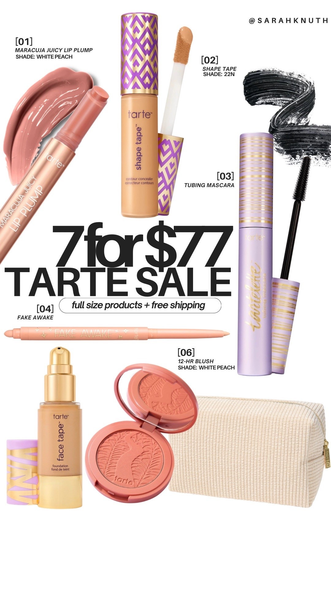 @tartecosmetics 7 for $77 custom kit is back!!!

#Ad #TartePartner

#LTKSaleAlert #LTKBeauty #LTKgrwm