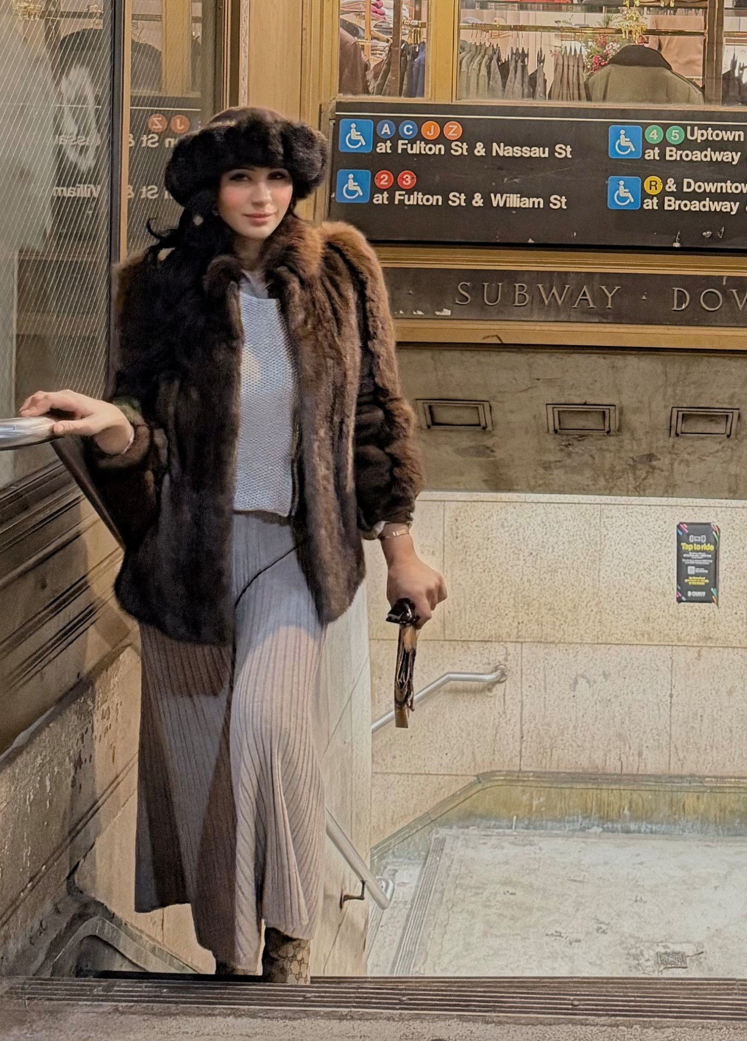 Winter style in New York means pull out your wools, cashmeres and furs. Currently loving the wool cashmere knit dresses Lou Lou Saison 😍

#LTKSeasonal #LTKHoliday #LTKootd