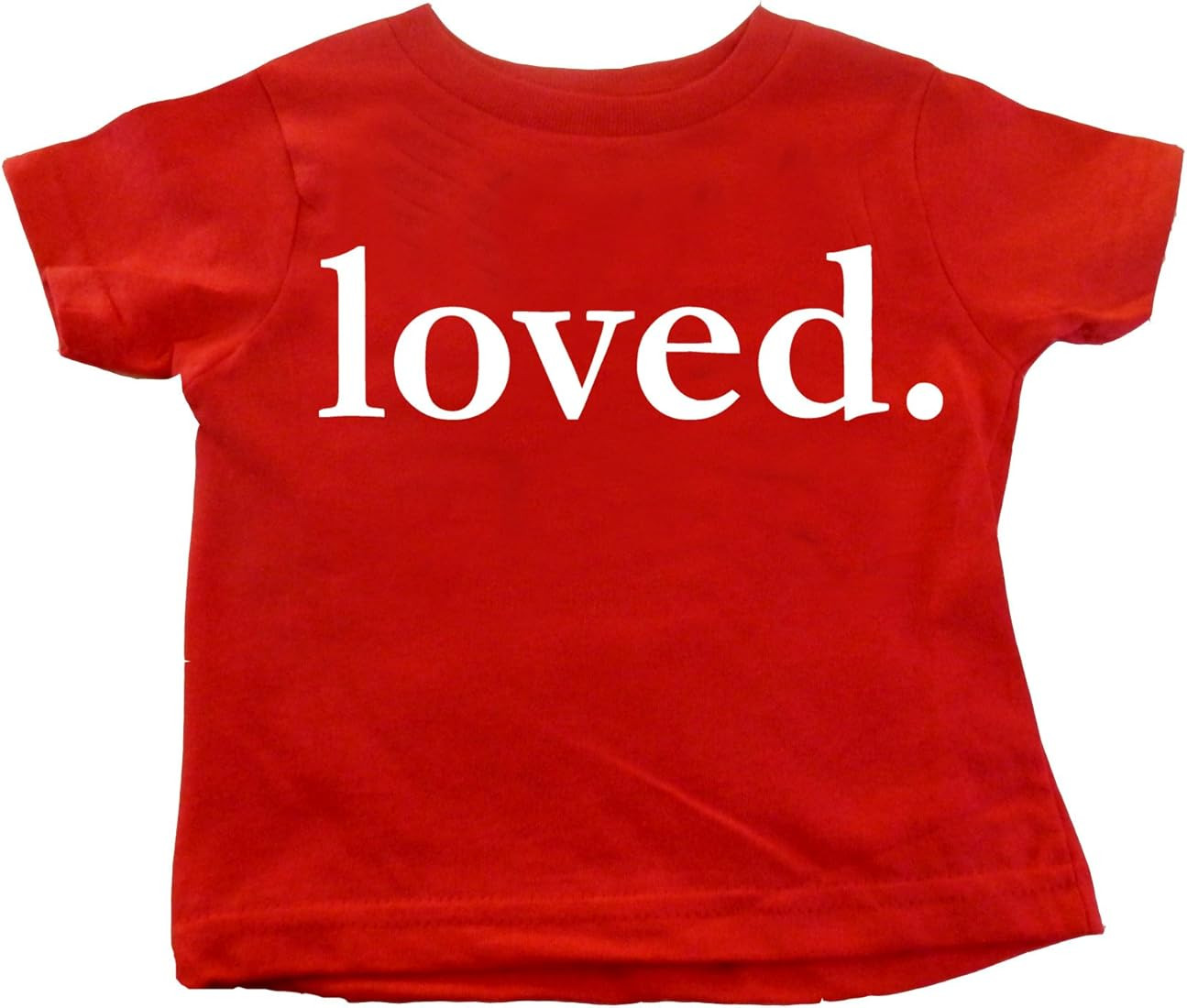 Custom Kingdom Kids Valentines Day Loved. Shirt Boys and Girls T-Shirt | Amazon (US)