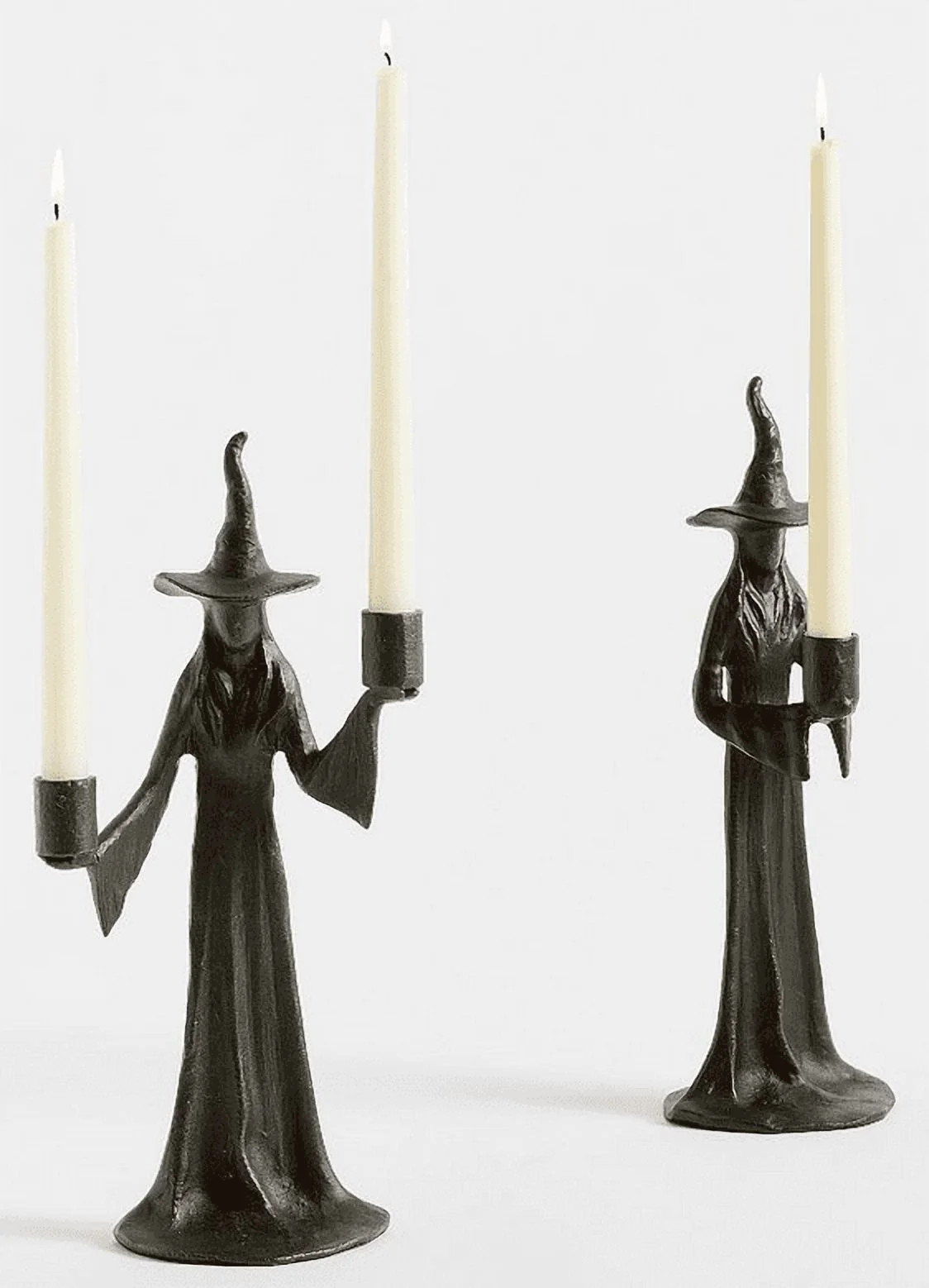 Halloween Witch Candle Holder Decorations, Unique Halloween Decorations, Black Witch Halloween De... | Walmart (US)