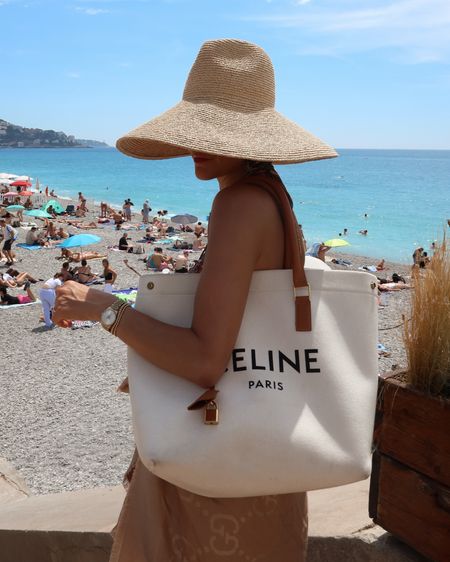 My Celine canvas tote is perfect for travels as well as a beach tote! Linking a few similars here! 

#LTKItBag