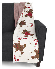 Gingerbread Candy Cane Throw | Pillows & Decor | Marshalls | Marshalls