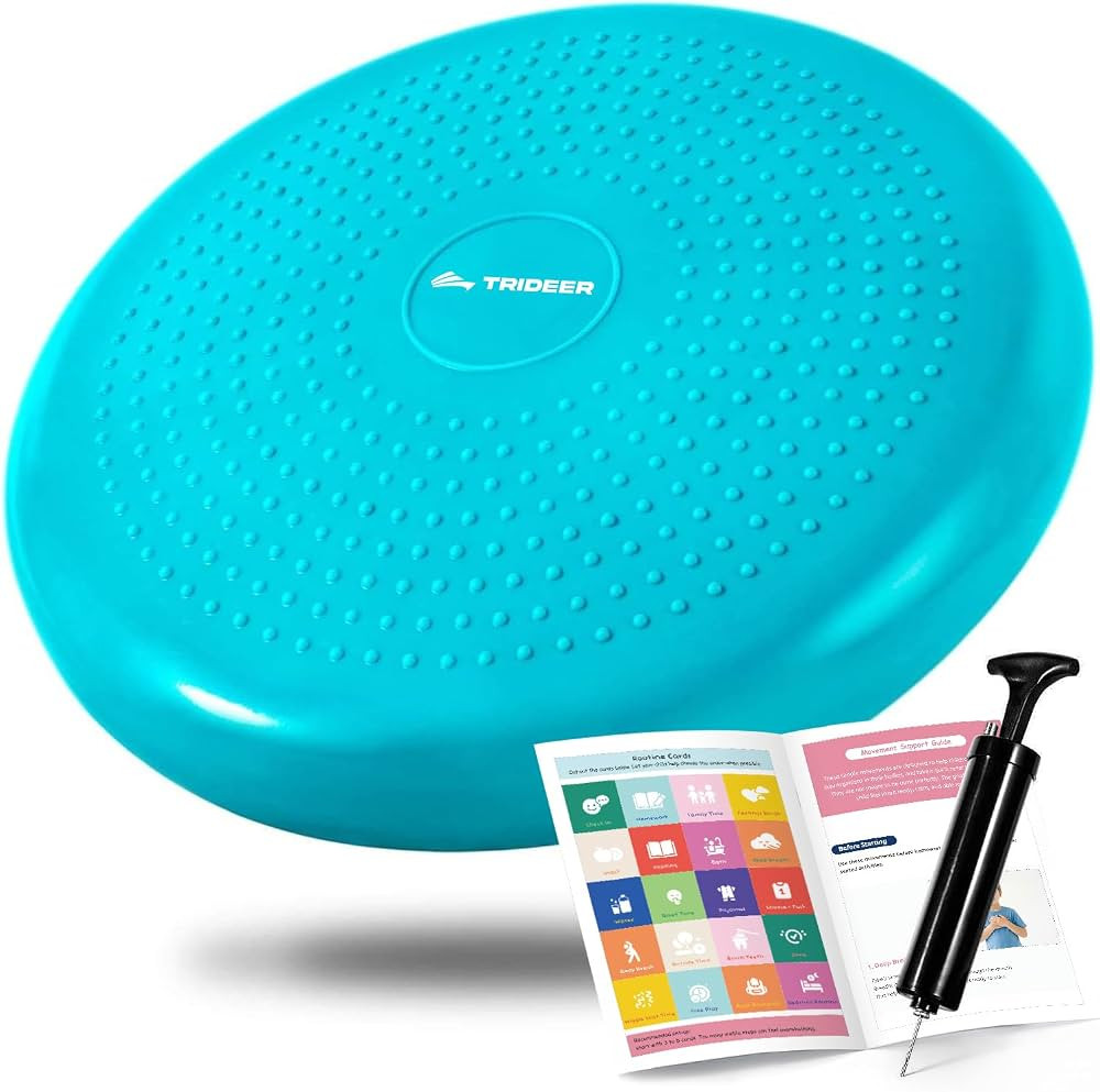 Trideer Wobble Cushion, Balance Pad, Wiggle Seat for Flexible Seating | Amazon (US)