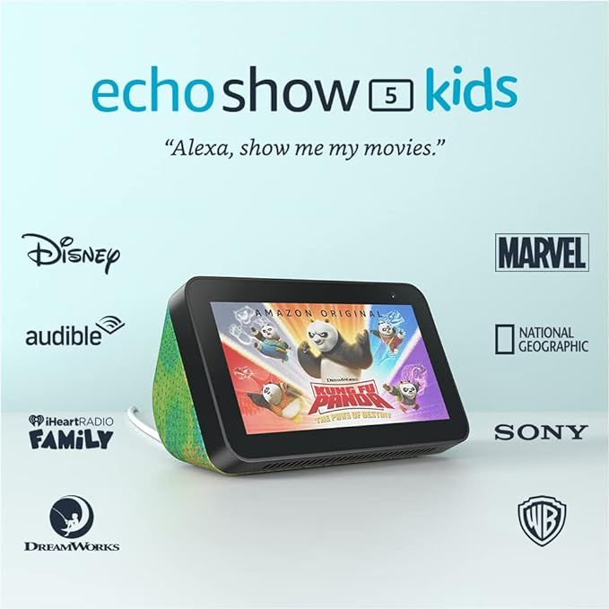 Echo Show 5 (2nd Gen) Kids | Designed for kids, with parental controls | Chameleon | Amazon (US)