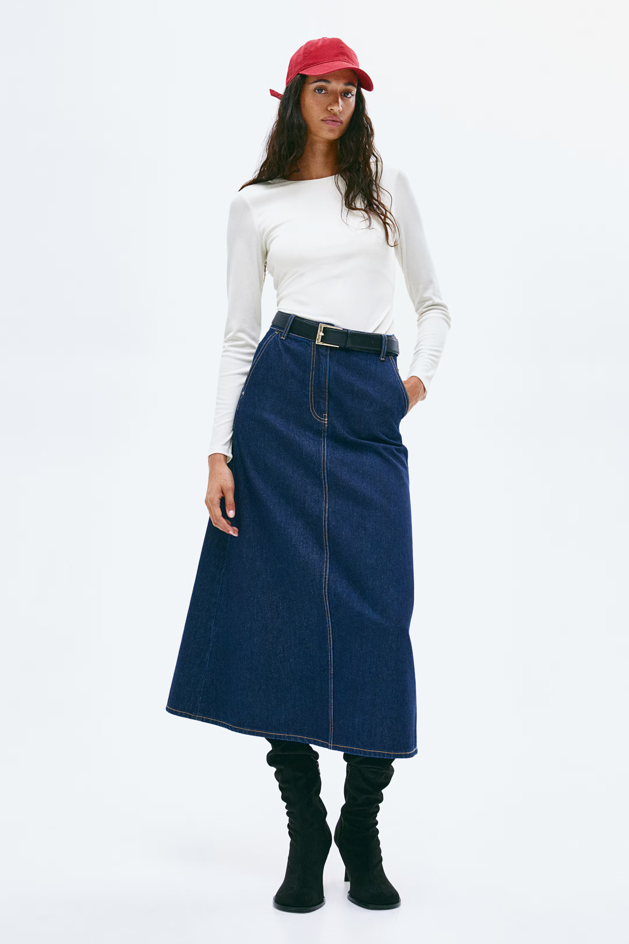 Jersey Top - White - Ladies | H&M US | H&M (US + CA)