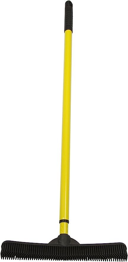 FURemover Broom, Pet Hair Removal Broom with Squeegee & Telescoping Handle That Extends from 3 - ... | Amazon (US)