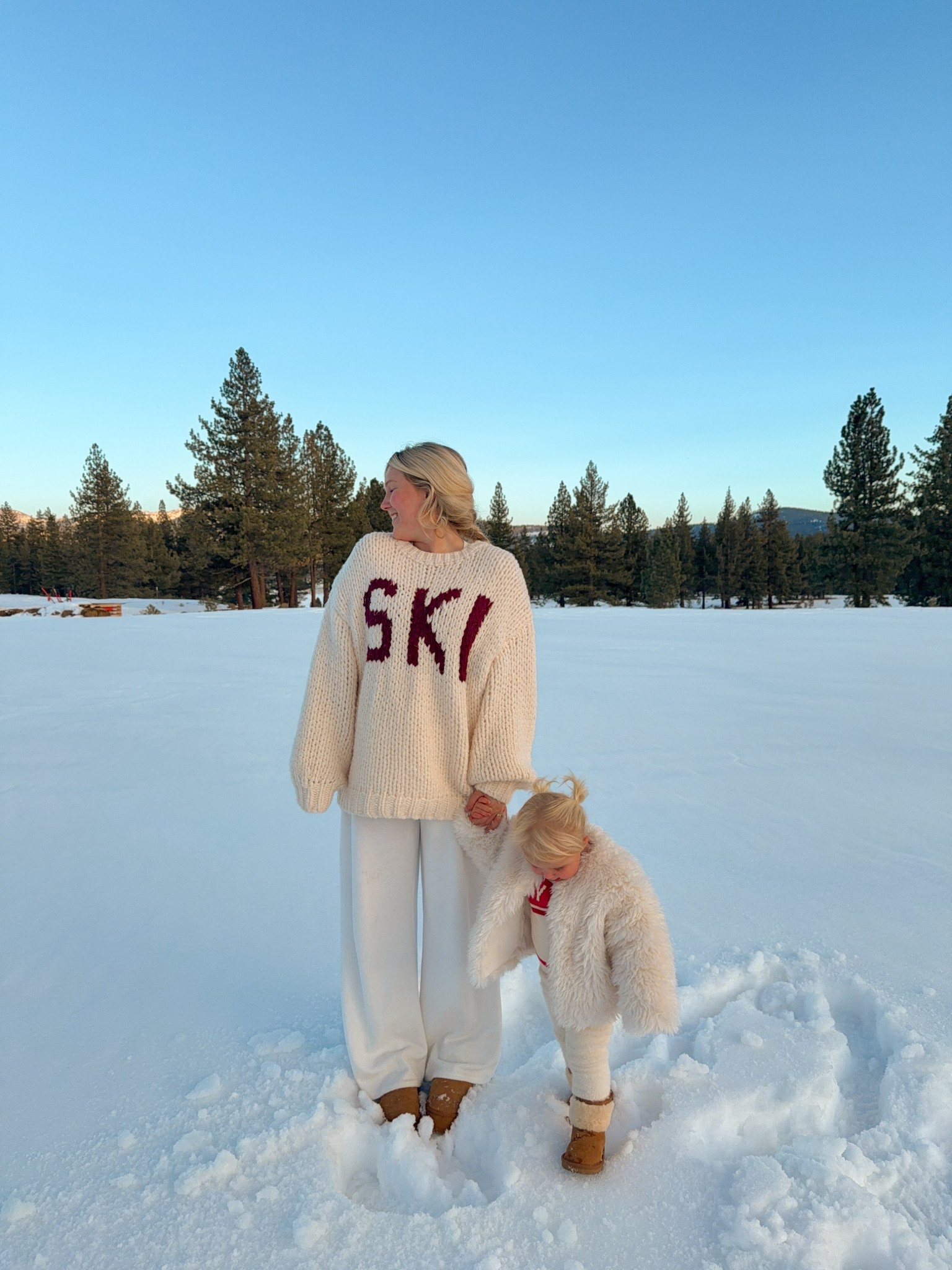 Matching mom and toddler snow outfits, winter outfit inspo 

#LTKKids #LTKSeasonal #LTKTravel