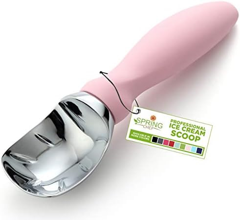 Spring Chef Ice Cream Scoop with Soft Grip Handle, Professional Heavy Duty Sturdy Scooper, Premiu... | Amazon (US)