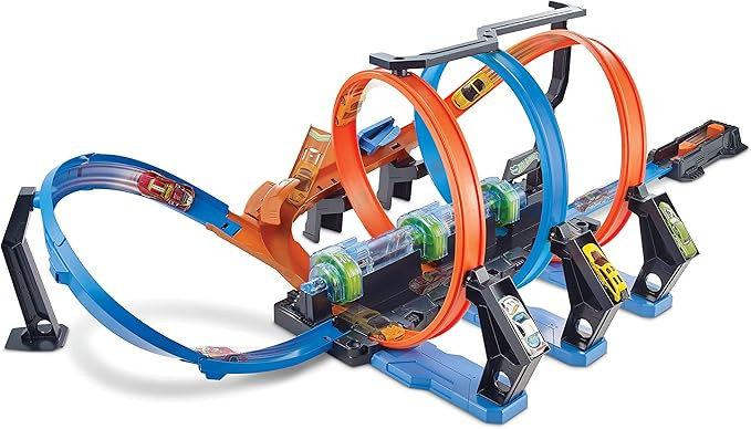 Hot Wheels Corkscrew Crash Track with Motorized Boosters [Amazon Exclusive] | Amazon (US)