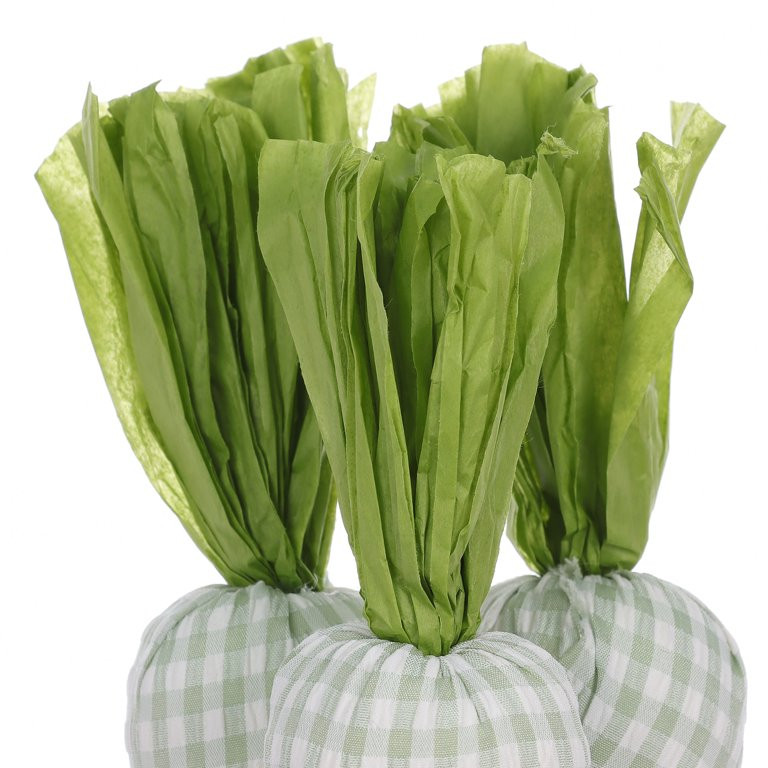 Way To Celebrate Easter Checked Fabric Carrots | Walmart (US)