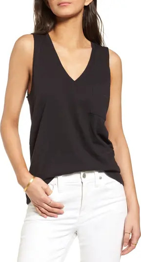 Whisper Cotton V-Neck Tank | Nordstrom