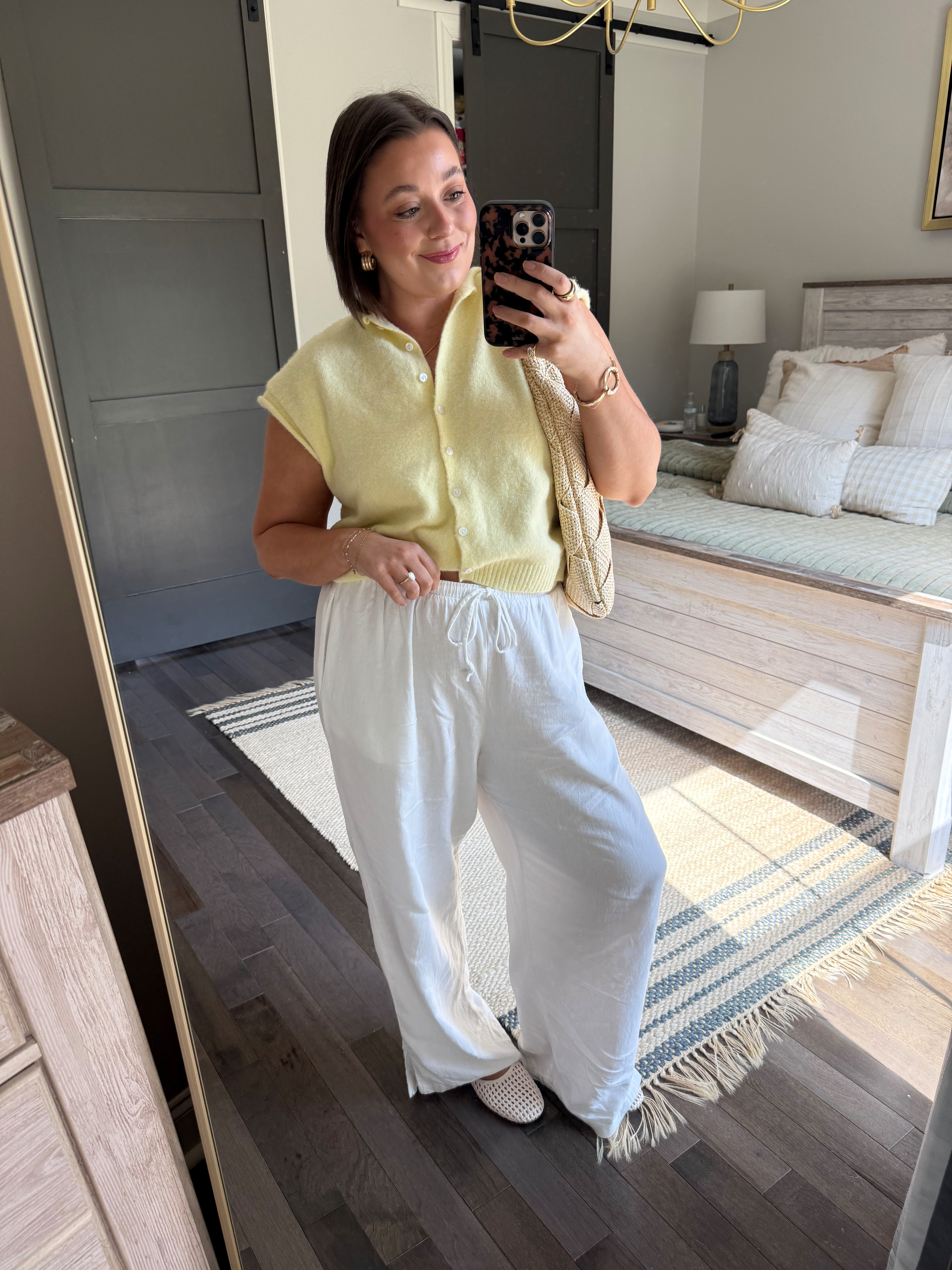 Spring outfit of the day 🌼 linen & butter yellow on repeat 

 

#LTKootd #LTKMidsize #LTKWorkwear