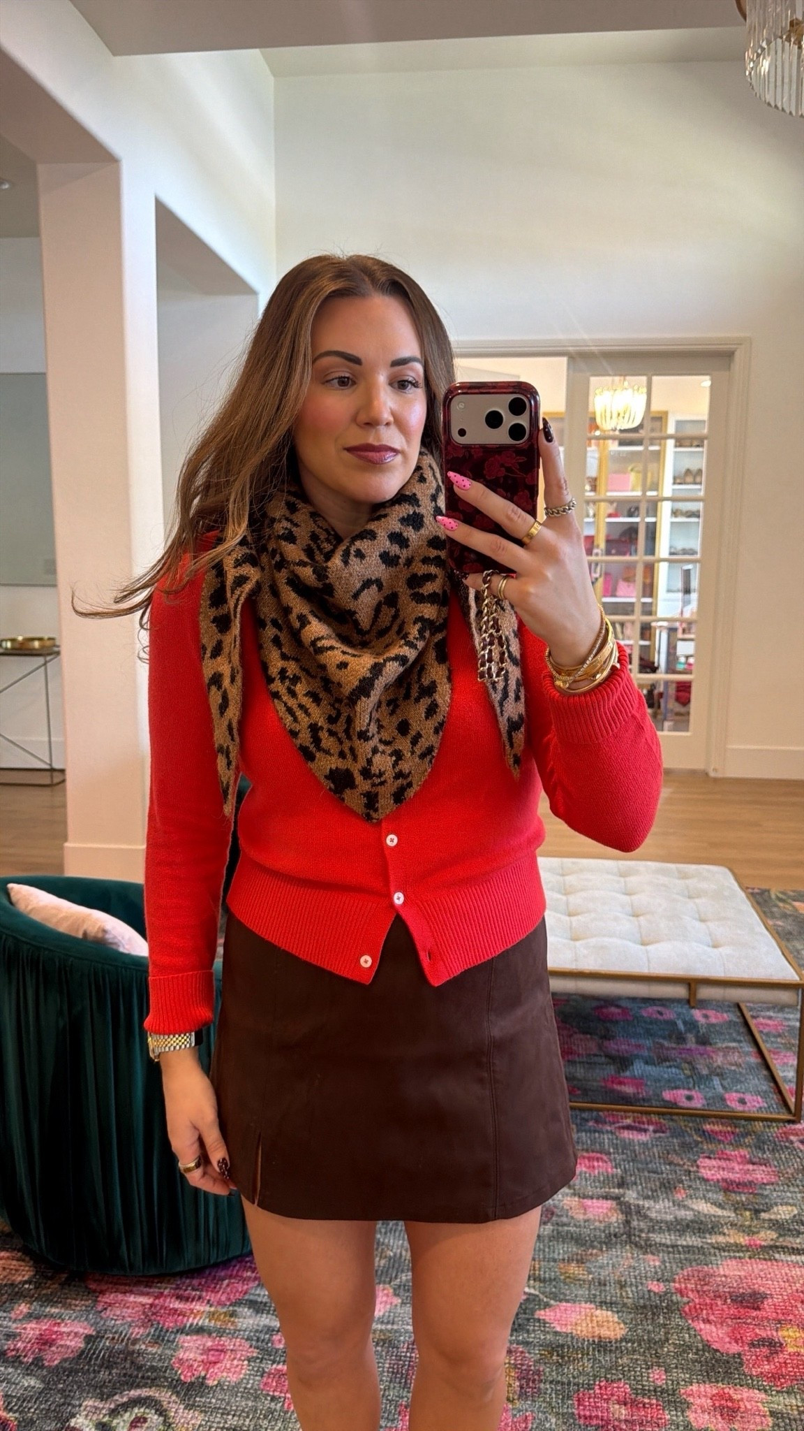how i’m wearing a leopard triangle scarf for fall! under $20! ❤️🤎

#LTKSeasonal #LTKMidsize