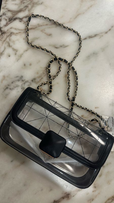 The cutest clear bag for concert season! Love that it can be a shoulder bag or cross body and clasp keeps everything sealed.

Summer finds, Target finds, festival season

#LTKFestival #LTKSeasonal