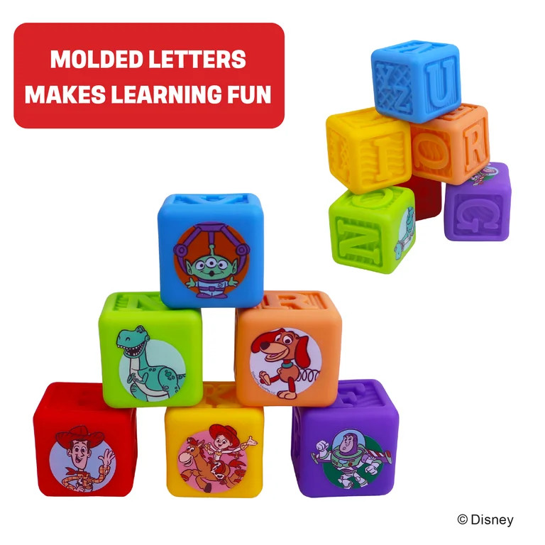 Disney Toy Story Squirt & Stack Cube Bath Squirters for Kids, 6-Piece - Walmart.com | Walmart (US)