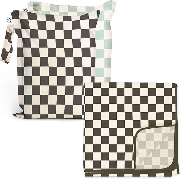 Tiny Twinkle Mess-proof Wet Bags and Splat Mat Bundle | Amazon (US)