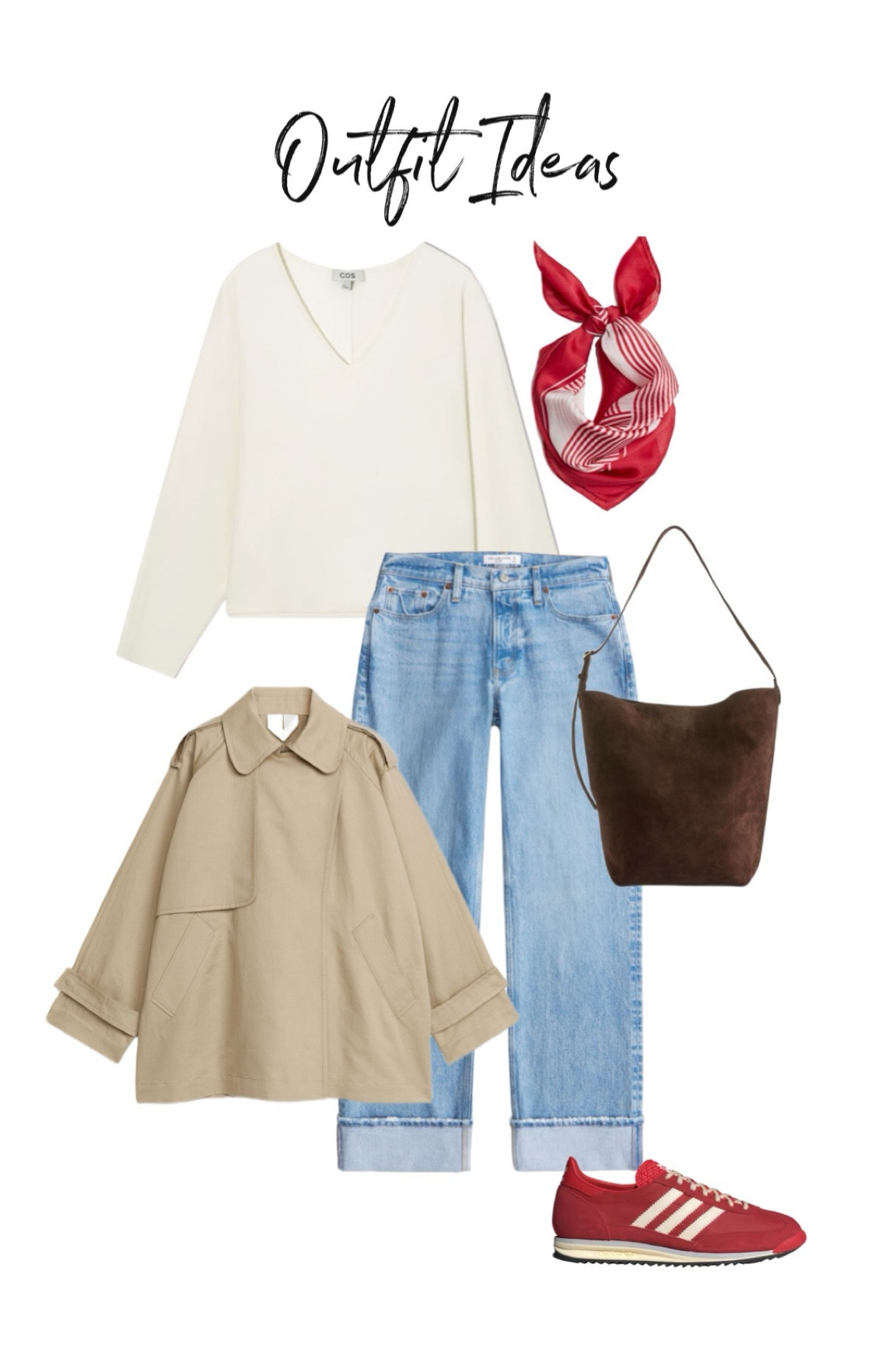 Trench coat outfit for Sprinf 

#LTKstyletip #LTKSeasonal #LTKfindsunder100