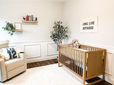 A subtle sports themed nursery FTW 👏🏻

#LTKhome #LTKkids #LTKstyletip