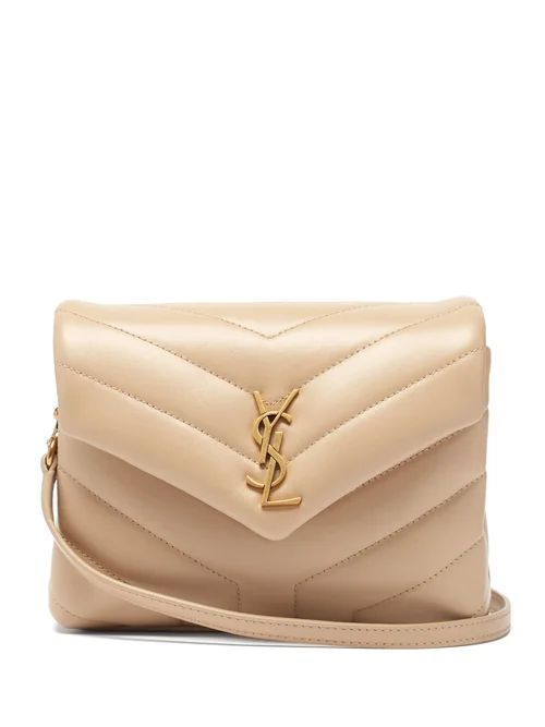 Saint Laurent - Loulou Toy Quilted Leather Shoulder Bag - Womens - Beige | Matches (US)