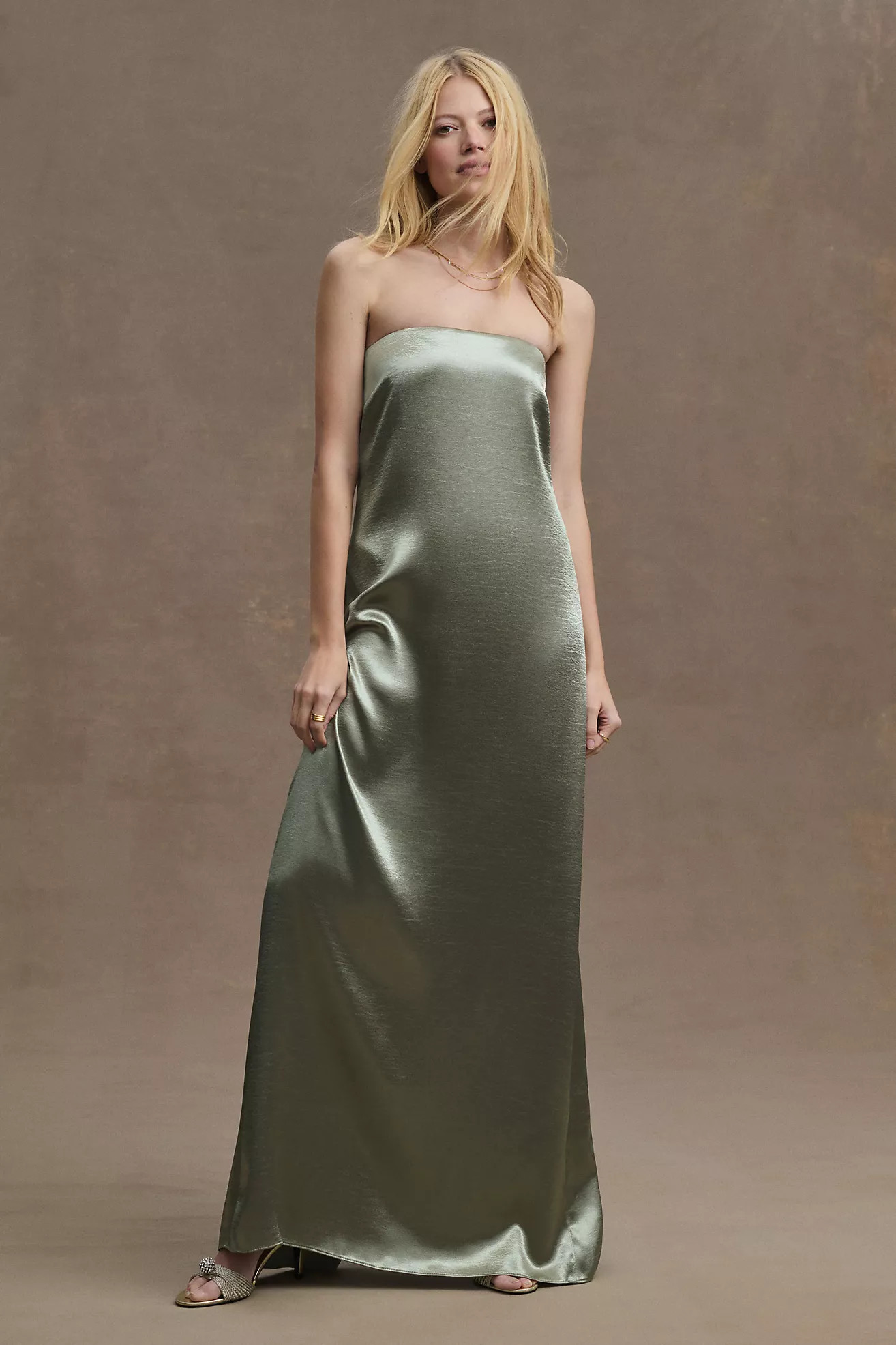 Sachin & Babi Stella Hammered Satin Dress | Anthropologie (US)