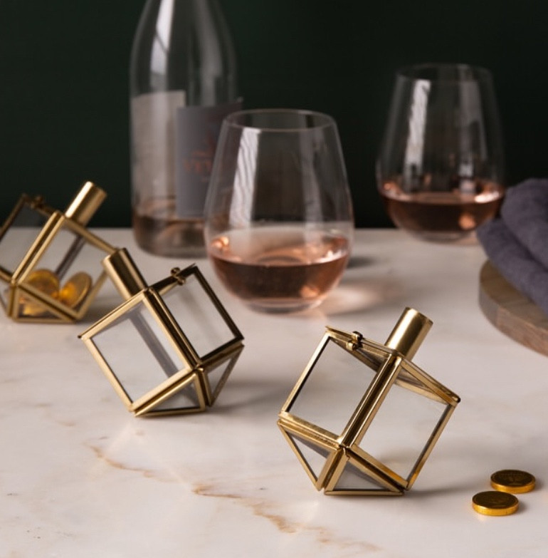 Gorgeous decorative dreidels from a small shop!