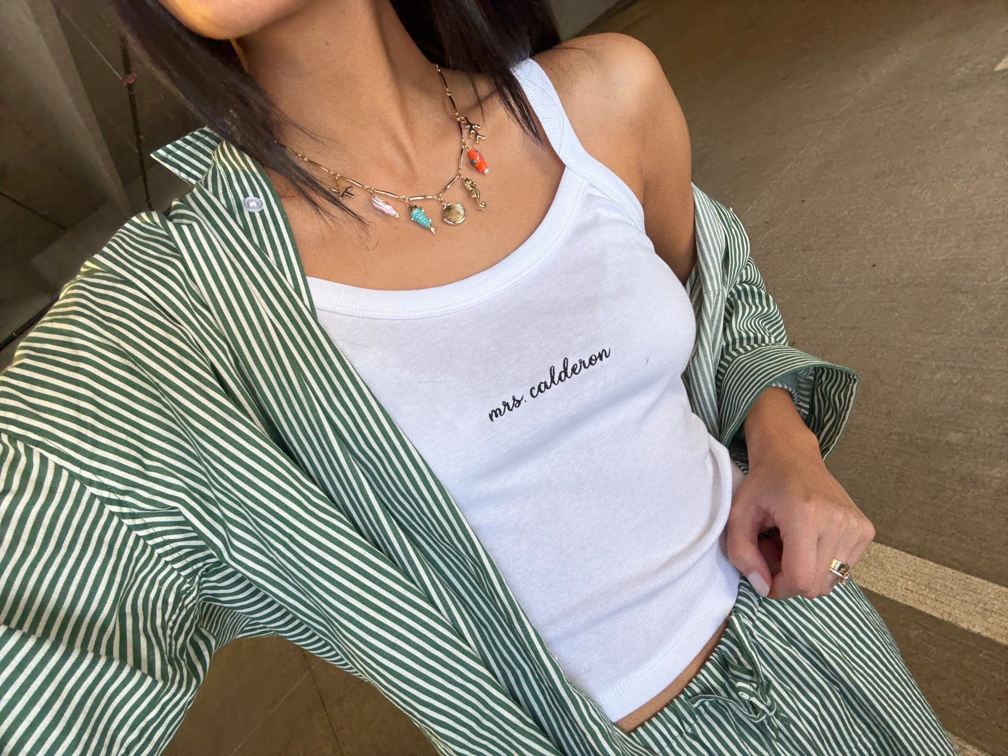 Two piece striped set light for summer 

#LTKFindsUnder50 #LTKFindsUnder100 #LTKSeasonal