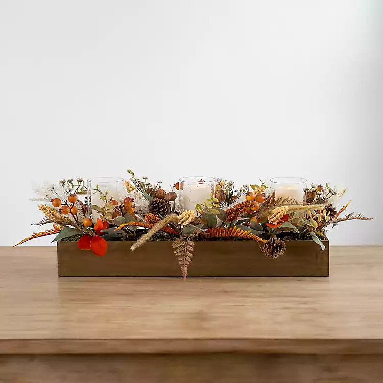 Mixed Foliage Harvest Centerpiece | Kirkland's Home