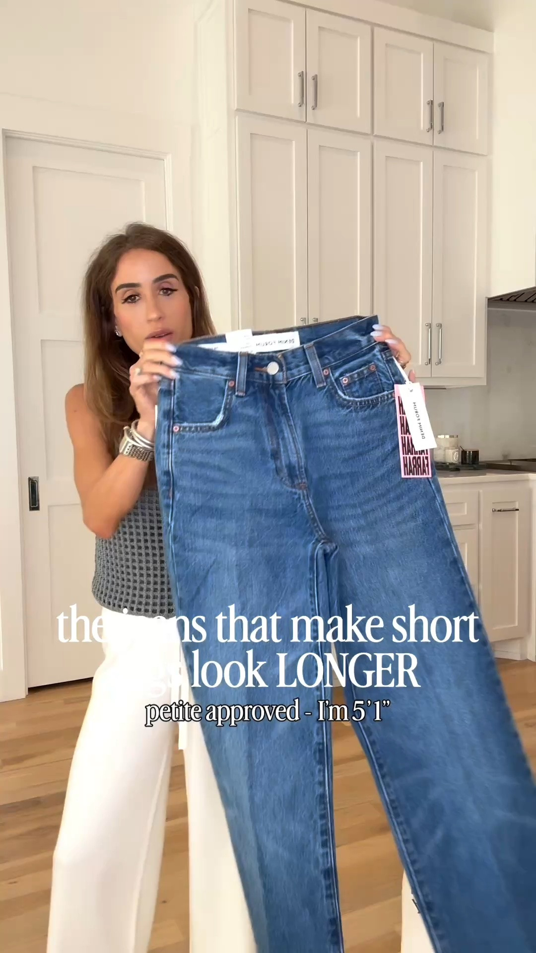 if you have a petite frame like me, you’re going to want to check these jeans out! They’re a great basics denim + come in a few washes and inseams. These look similar to the viral YSL Jeans.

I  have the short length on! Also come in an ankle version 

petite friendly wide leg jeans, petite jeans, wide leg jeans for petites, best jeans for short girls, jeans for short women, 5’1 outfit ideas, petite denim finds, petite fashion, petite girl fashion, jeans that fit petites, flattering wide leg jeans, petite friendly denim